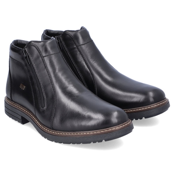 Trzewiki męskie wodoodporne Rieker 33160-00 BLACK
