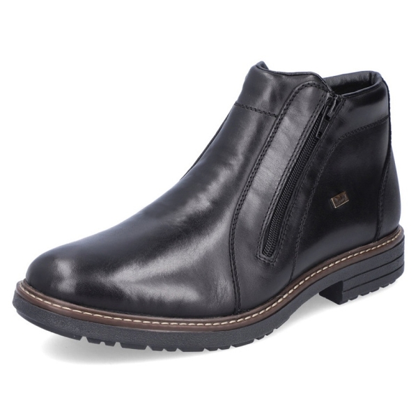 Trzewiki męskie wodoodporne Rieker 33160-00 BLACK