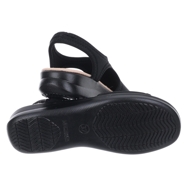 Sandały damskie zdrowotne Sanital Flex 8024.17 BLACK