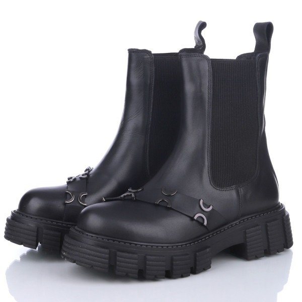 Botki damskie Bombonella 10T 158.8277 S.A 827 T SYH czarne