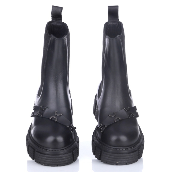 Botki damskie Bombonella 10T 158.8277 S.A 827 T SYH czarne