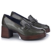 Mokasyny damskie na obcasie Fluchos 102358 CRISTEL D9155-RO
