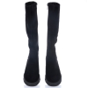 Kozaki damskie Loretta Vitale B532 BLACK SUEDE