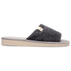 Pantofle damskie Meteor (Natural Style) NS-075 grafitowe