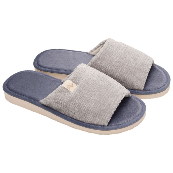 Pantofle damskie Meteor (Natural Style) NS-075 szare