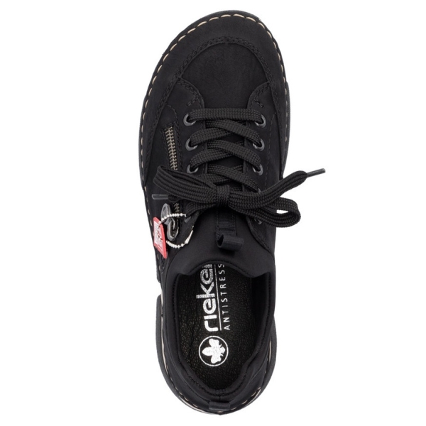 Sneakersy damskie Rieker 45973-00 BLACK