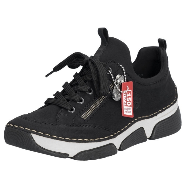 Sneakersy damskie Rieker 45973-00 BLACK