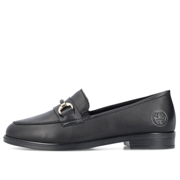 Mokasyny damskie Rieker 46262-01 BLACK