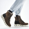 Trzewiki damskie wodoodporne Rieker M6012-25 BROWN