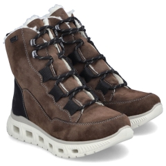 Trzewiki damskie wodoodporne Rieker M6012-25 BROWN