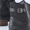 Trzewiki damskie Rieker Y0500-00 BLACK