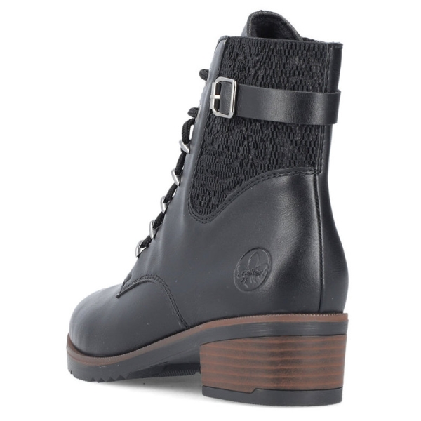 Trzewiki damskie Rieker Y0500-00 BLACK