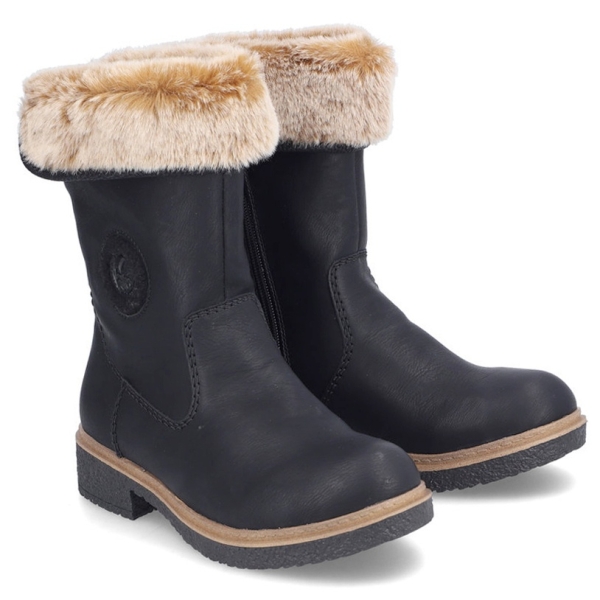 Botki damskie Rieker Z5054-00 BLACK