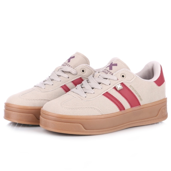 Sneakersy damskie Xti 143483 Z.ANT. BEIGE