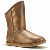 Śniegowce damskie AUSTRALIA LUXE COSY SHORT ANTIQUE GOLD złote