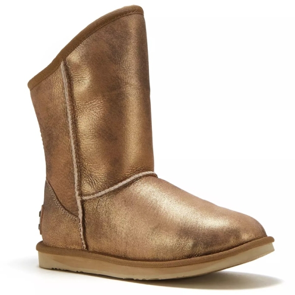 Śniegowce damskie AUSTRALIA LUXE COSY SHORT ANTIQUE GOLD złote