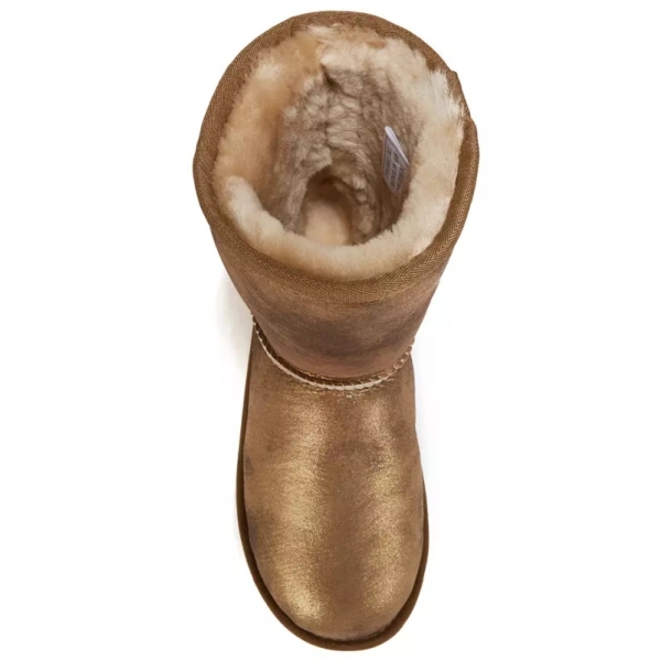 Śniegowce damskie AUSTRALIA LUXE COSY SHORT ANTIQUE GOLD złote