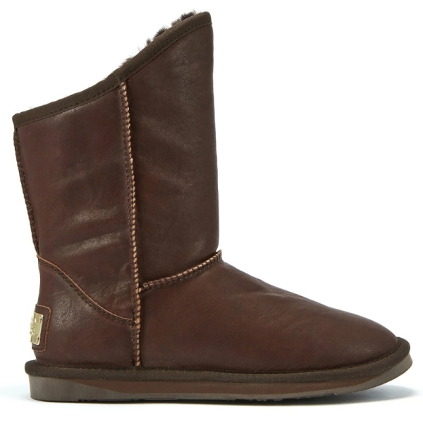 Śniegowce damskie AUSTRALIA LUXE COSY SHORT BEVA czekoladowe