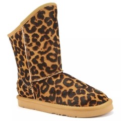 Śniegowce damskie AUSTRALIA LUXE COSY SHORT LEOPARD brązowe w cętki