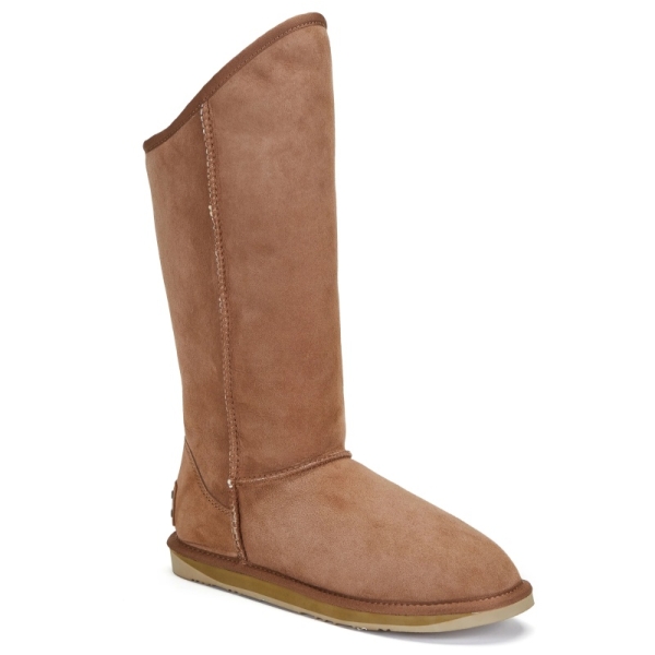 Śniegowce damskie AUSTRALIA LUXE COSY TALL CHESTNUT jasny brąz