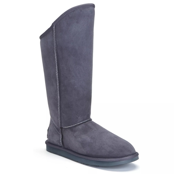 Śniegowce damskie AUSTRALIA LUXE COSY TALL GRAY szare