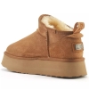 Śniegowce damskie AUSTRALIA LUXE COSY ULTRA PLATFOAM CHESTNUT jasny brąz