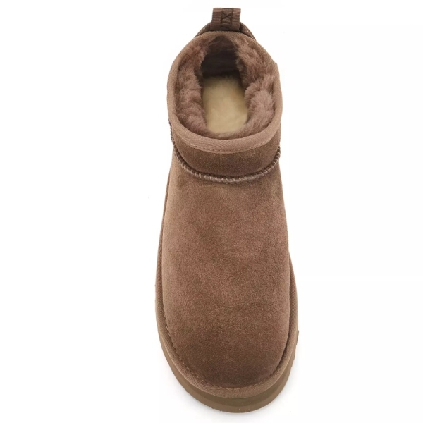Śniegowce damskie AUSTRALIA LUXE COSY ULTRA PLATFOAM CLAY brązowe