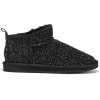 Śniegowce damskie AUSTRALIA LUXE COSY ULTRA SHORT GLITTER BLACK czarne