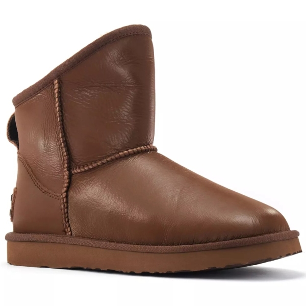 Śniegowce damskie AUSTRALIA LUXE COSY XTRA SHORT SATIN WHISKY brązowe