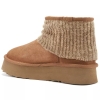 Śniegowce damskie AUSTRALIA LUXE FAME ULTRA PLATFOAM CHESTNUT brązowe