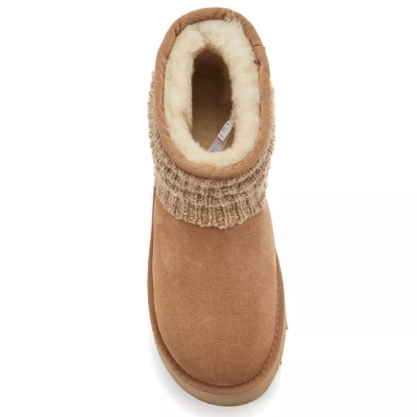 Śniegowce damskie AUSTRALIA LUXE FAME ULTRA PLATFOAM CHESTNUT brązowe
