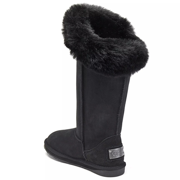 Śniegowce damskie AUSTRALIA LUXE FOXY TALL BLACK czarne
