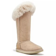 Śniegowce damskie AUSTRALIA LUXE FOXY TALL SAND brązowe