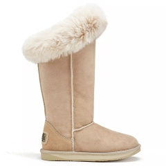 Śniegowce damskie AUSTRALIA LUXE FOXY TALL SAND brązowe