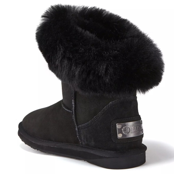 Śniegowce damskie AUSTRALIA LUXE FOXY XTRA SHORT BLACK czarne