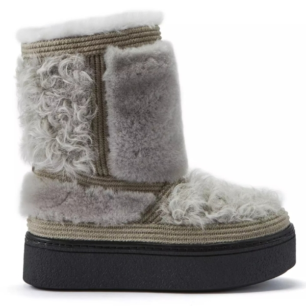 Śniegowce damskie AUSTRALIA LUXE NJORDE ICE GRAY śniegowce szare
