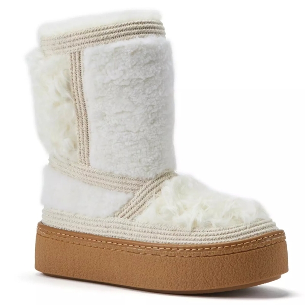 Śniegowce damskie AUSTRALIA LUXE NJORDE WHITE białe