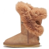 Śniegowce damskie AUSTRALIA LUXE NORDIC SHORT CHESTNUT  śniegowce brązowe