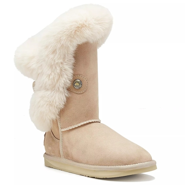 Śniegowce damskie AUSTRALIA LUXE NORDIC SHORT SAND  śniegowce brązowe