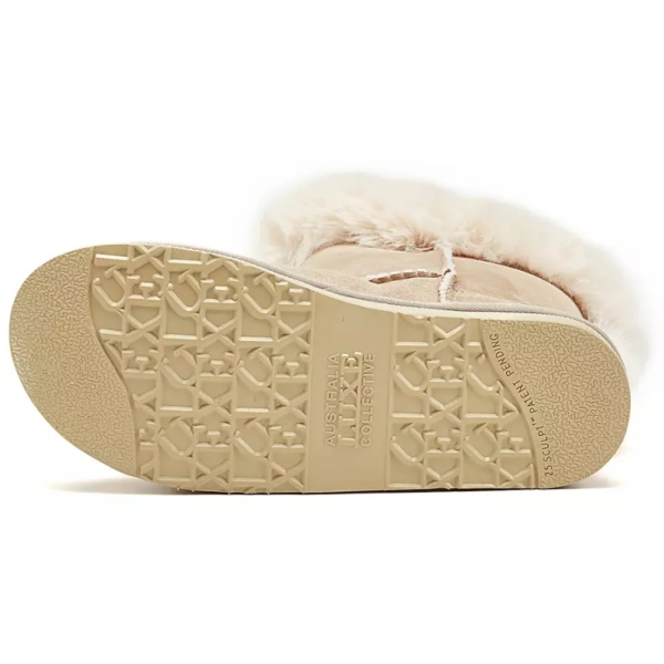 Śniegowce damskie AUSTRALIA LUXE NORDIC SHORT SAND  śniegowce brązowe