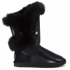 Śniegowce damskie AUSTRALIA LUXE NORDIC SHORT SATIN BLACK  śniegowce czane