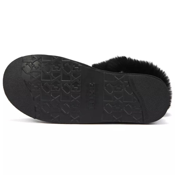 Śniegowce damskie AUSTRALIA LUXE NORDIC SHORT SATIN BLACK  śniegowce czane