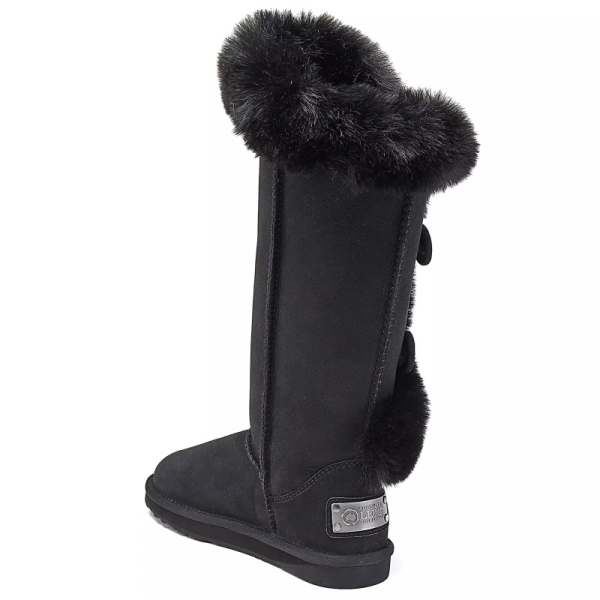 Śniegowce damskie AUSTRALIA LUXE NORDIC TALL BLACK śniegowce czarne