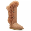 Śniegowce damskie AUSTRALIA LUXE NORDIC TALL CHESTNUT śniegowce brązowe