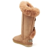 Śniegowce damskie AUSTRALIA LUXE NORDIC TALL CHESTNUT śniegowce brązowe