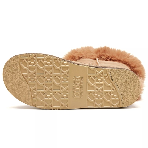 Śniegowce damskie AUSTRALIA LUXE NORDIC TALL CHESTNUT śniegowce brązowe