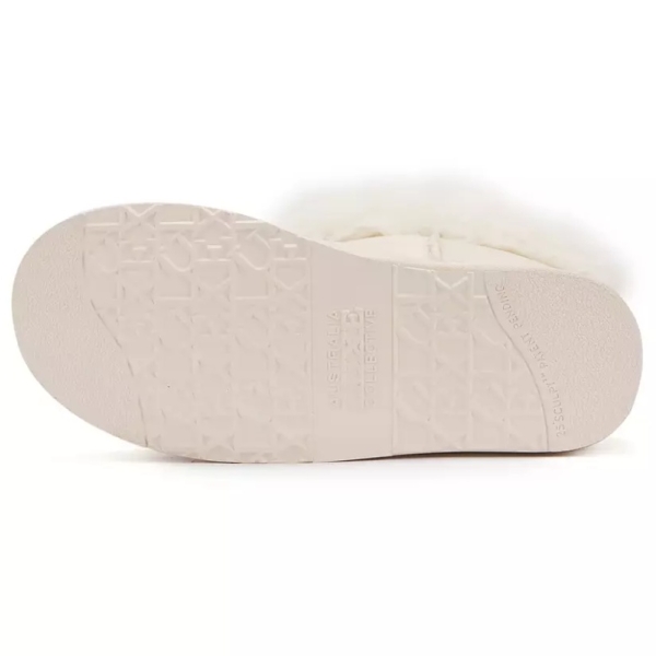 Śniegowce damskie AUSTRALIA LUXE NORDIC TALL SATIN PALE śniegowce białe