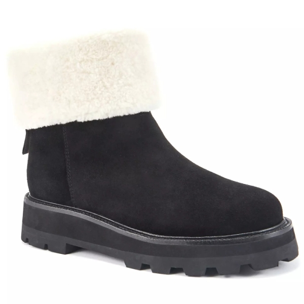 Botki damskie AUSTRALIA LUXE TRINITY BLACK śniegowce czarne