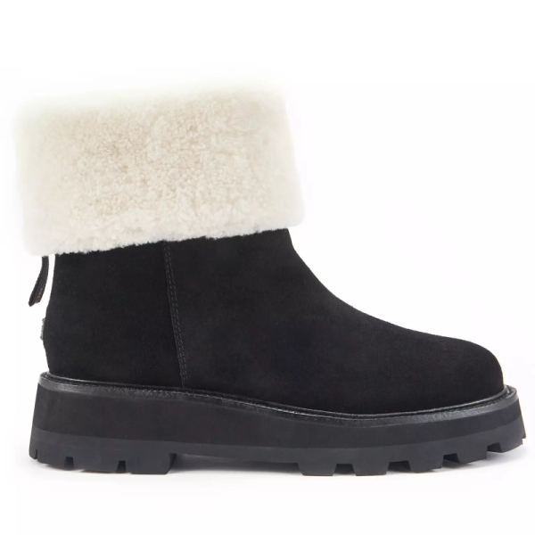 Botki damskie AUSTRALIA LUXE TRINITY BLACK śniegowce czarne