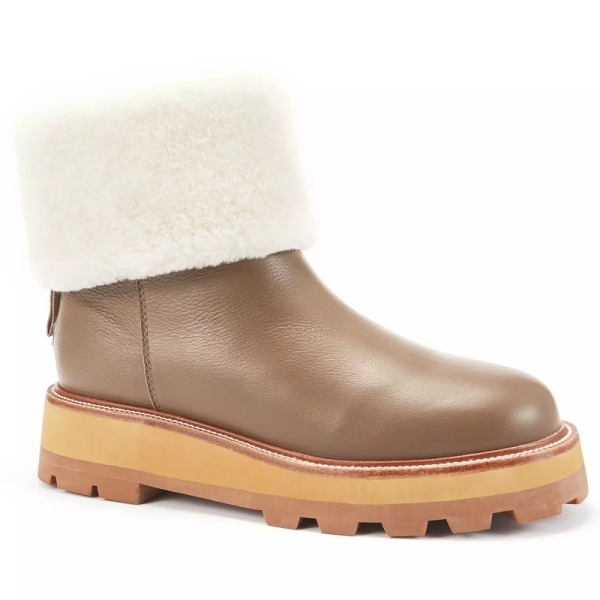 Botki damskie AUSTRALIA LUXE TRINITY CLAY śniegowce czekoladowe